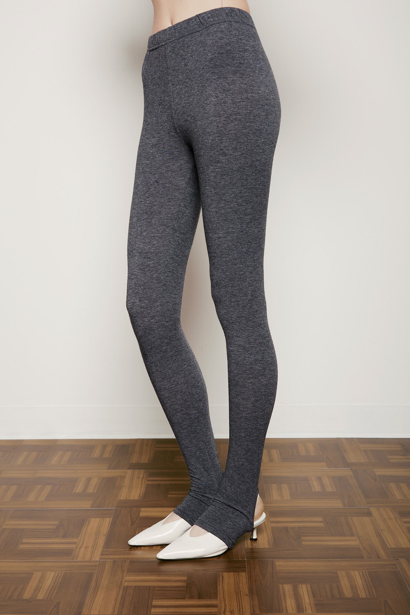 Slingback Jersey Legging in Wool