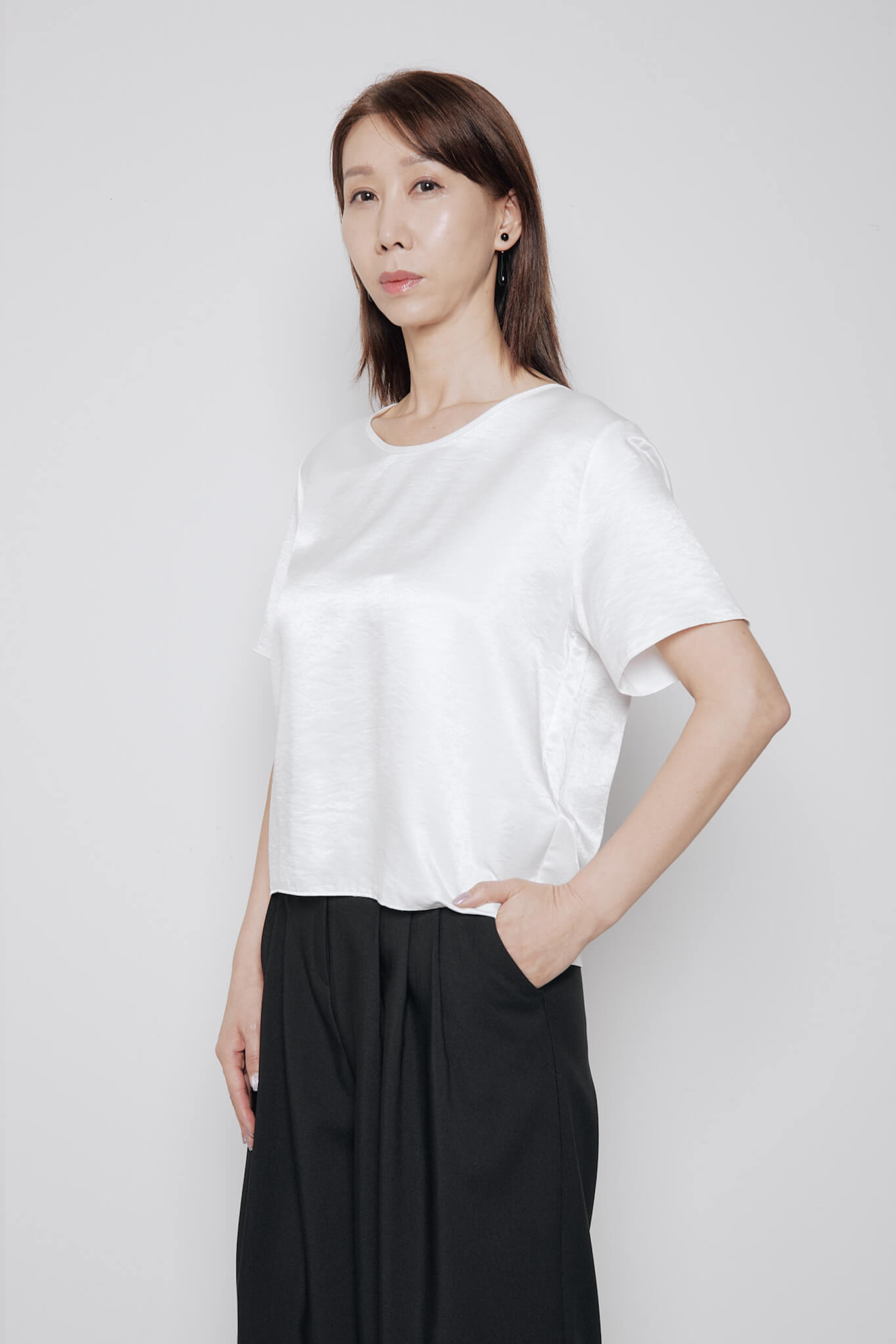 Hinoki Top in Ivory
