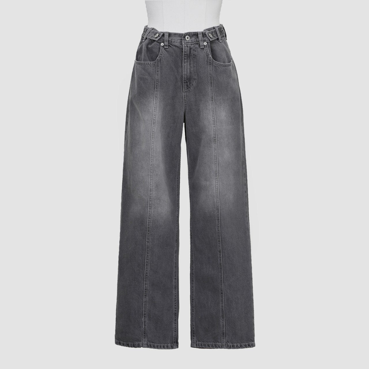 Selvedge Straight Denim Pants in Cotton